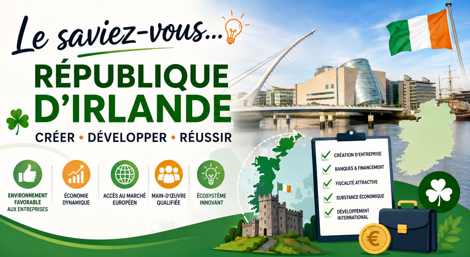 Créer une entreprise en Irlande