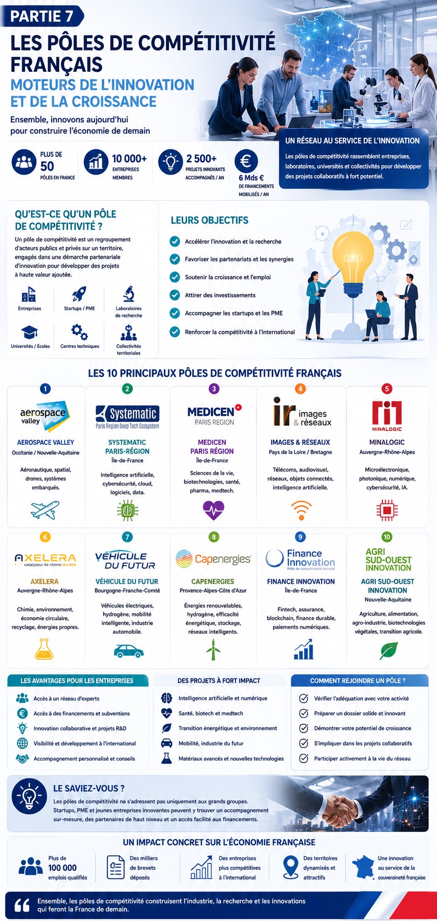 Pôles de compétitivité en France