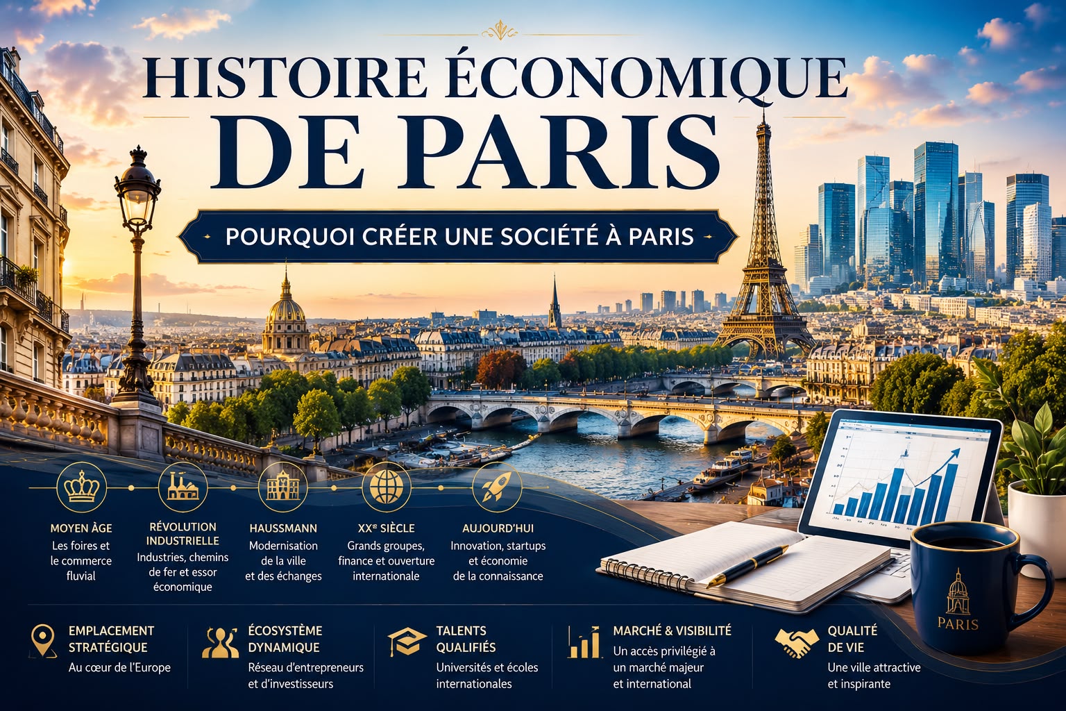 Pourquoi créer une société à Paris