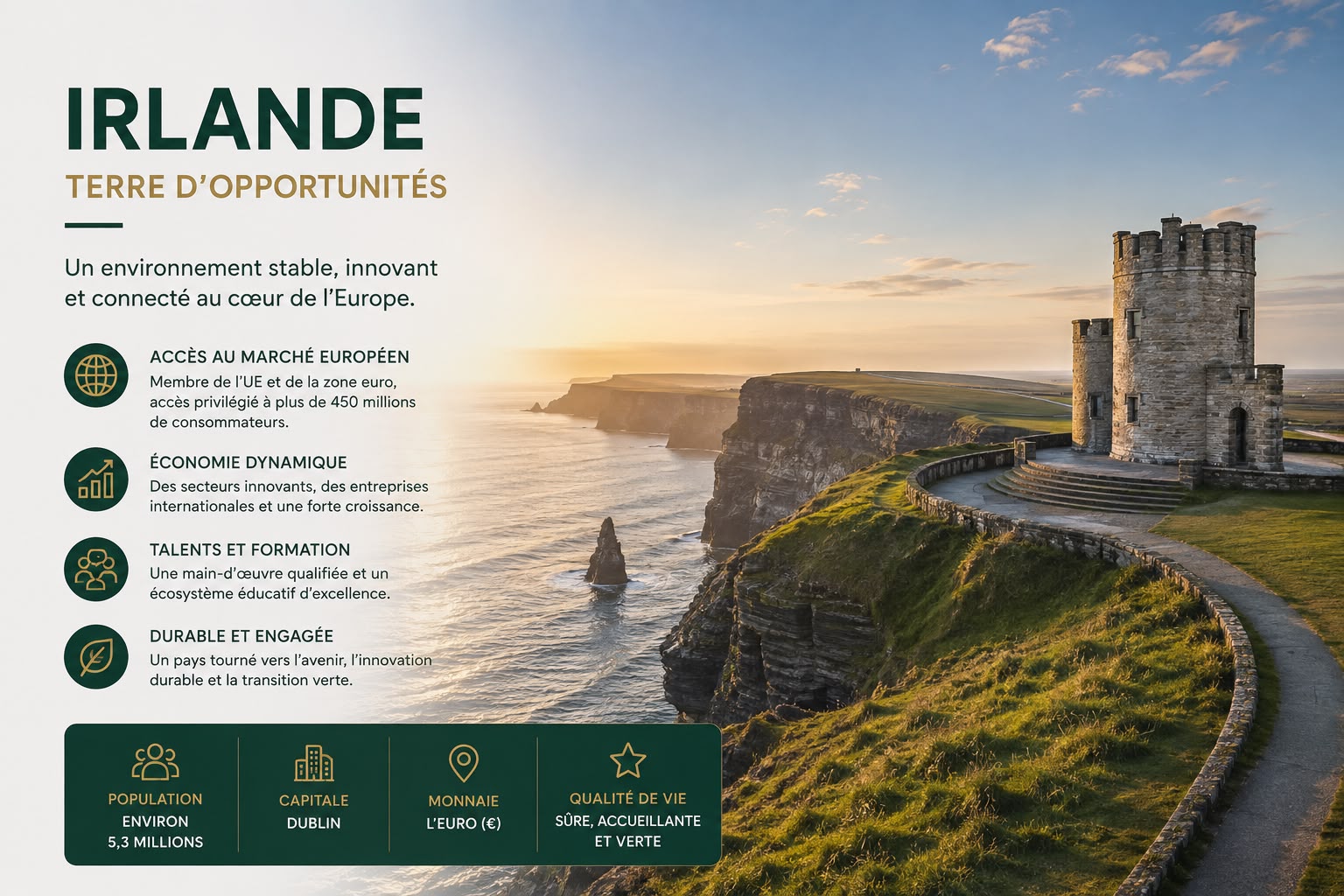 Comment créer une société en Irlande