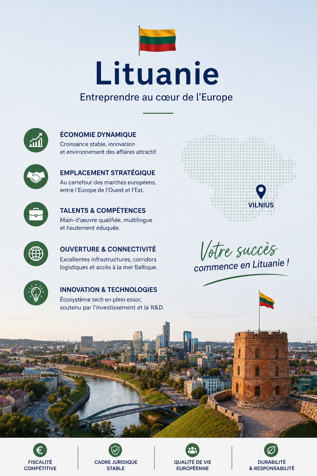 Créer une société en Lituanie