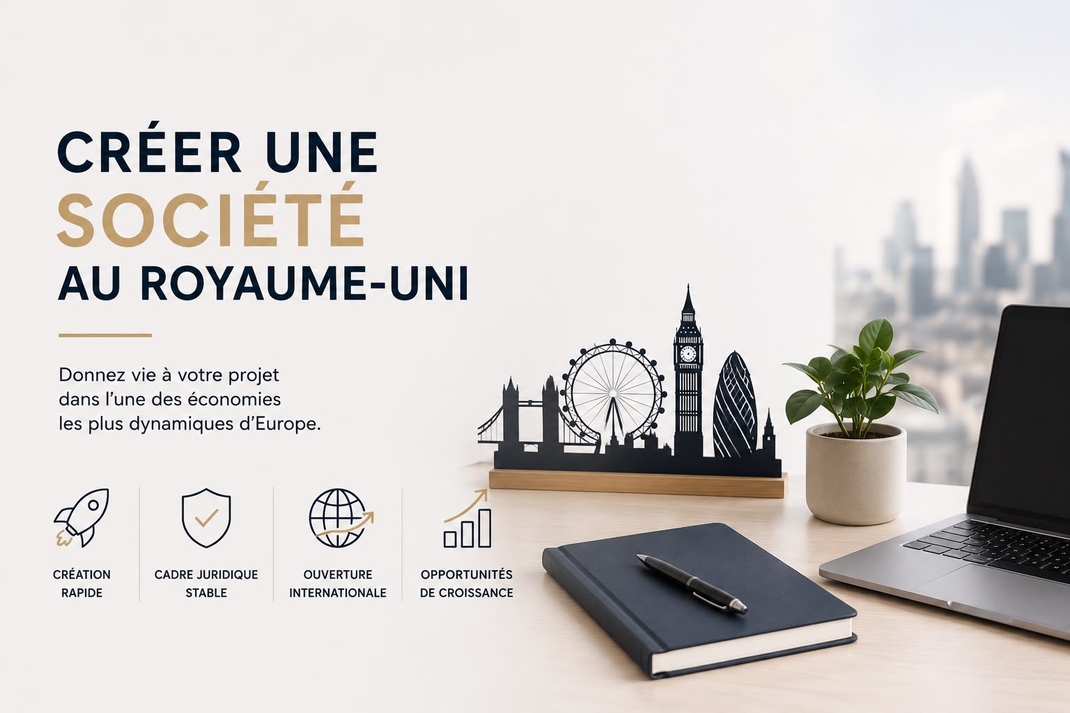 création d’une société anglaise