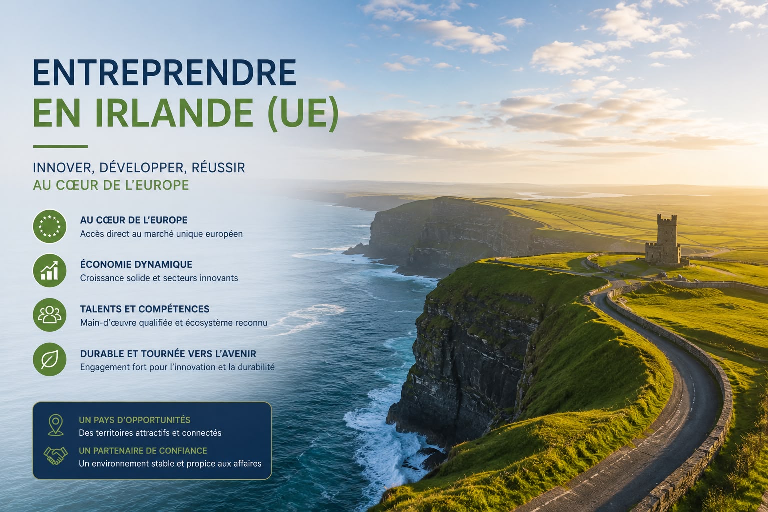 créer société en Irlande