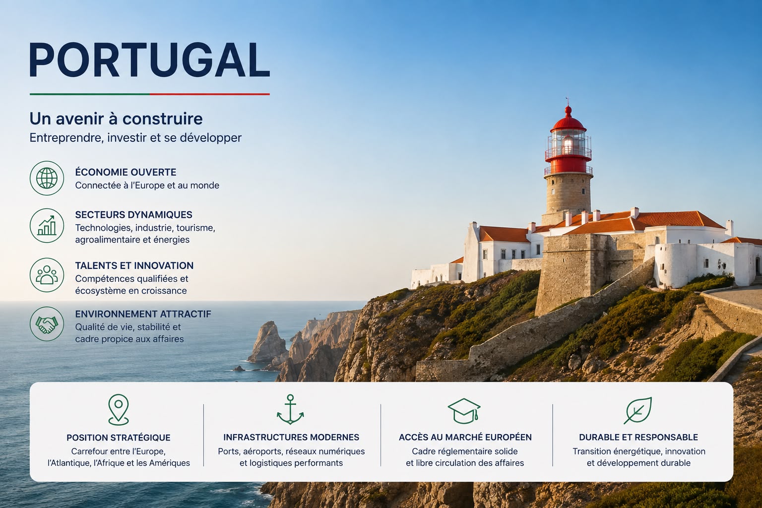 créer une entreprise au Portugal