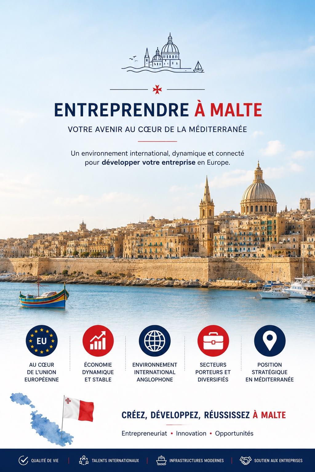 créer une société à Malte
