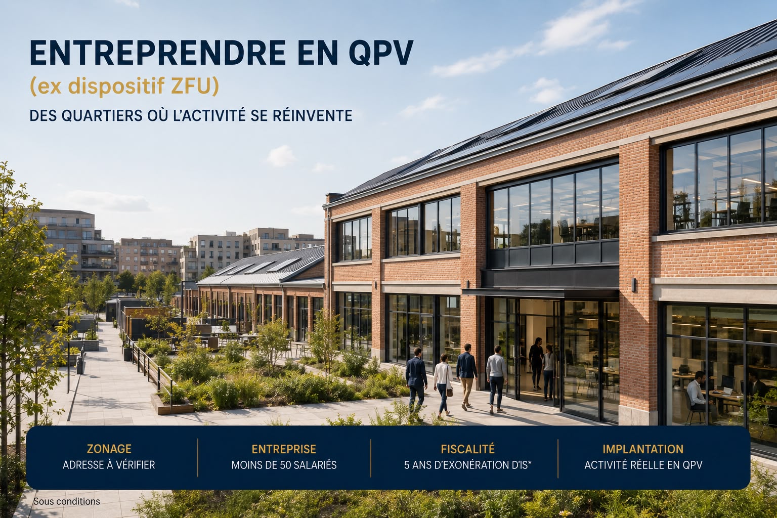 exonérations QPV