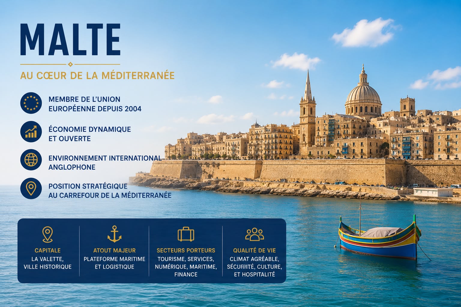 société à Malte
