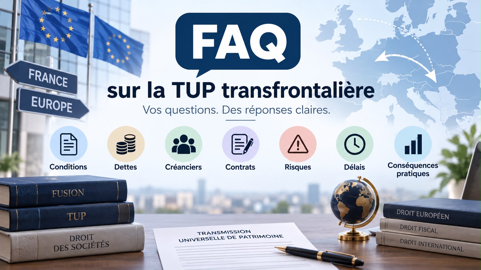 FAQ 50 questions et réponses pertinentes, spécifiques à la TUP transfrontalière