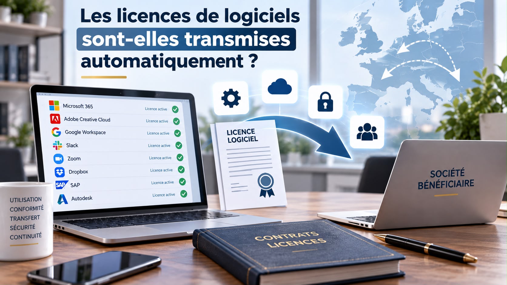 TUP Les licences de logiciels sont-elles transmises automatiquement ?