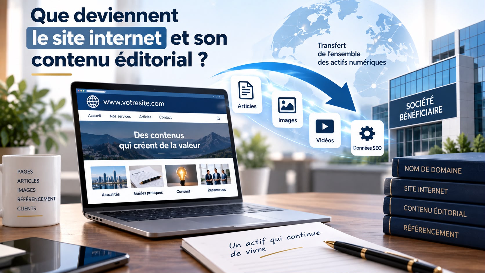 TUP Que deviennent le site internet et son contenu éditorial ?