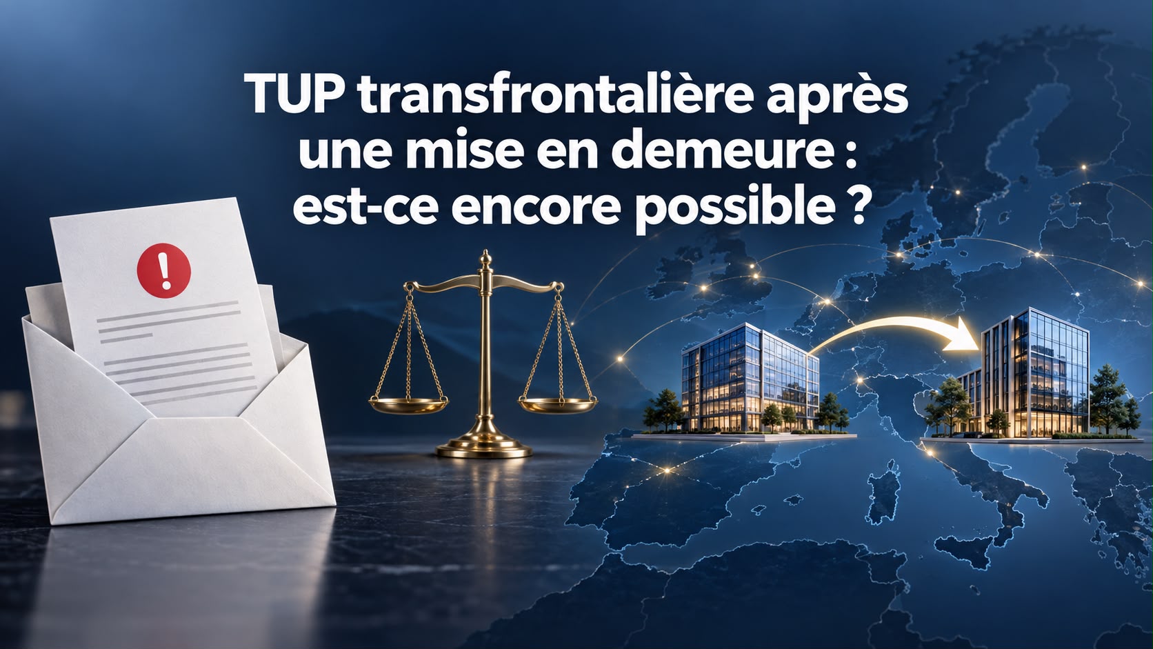 TUP transfrontalière mise en demeure
