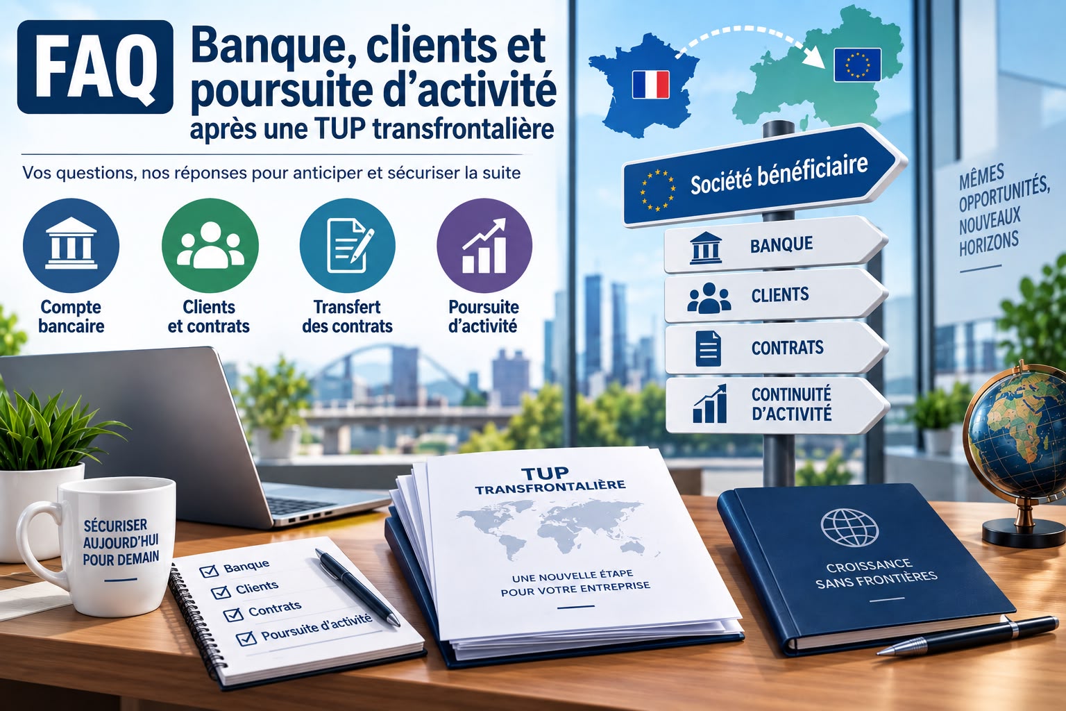 banque, crédits et poursuite d’activité après une TUP transfrontalière